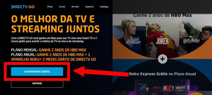 Inscreva-se no Directv GO Inscreva-se no Directv GO